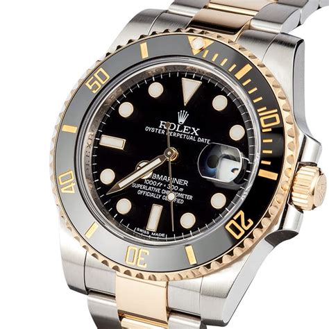 rolex submariner gold steel 2 tint prijs|rolex submariner 41mm yellow gold.